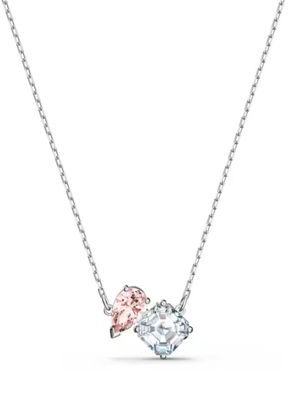 Swarovski Attract Soul Necklace, Pink, Rhodium Plated 5517115